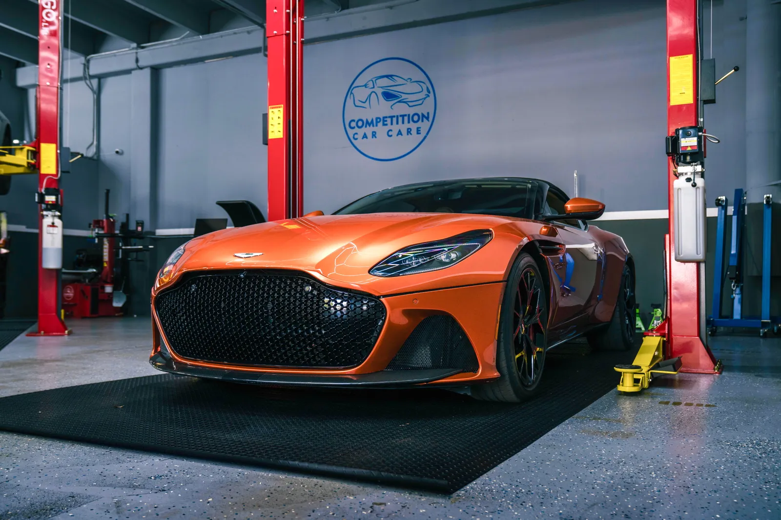 Atelier — Aston Martin DBS Superleggera in the bay